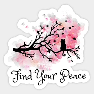 Find Your Peace Sticker